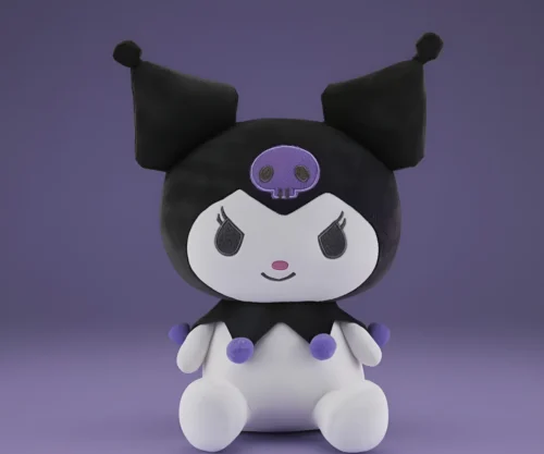 Peluche Original De Kuromi De Sanrio