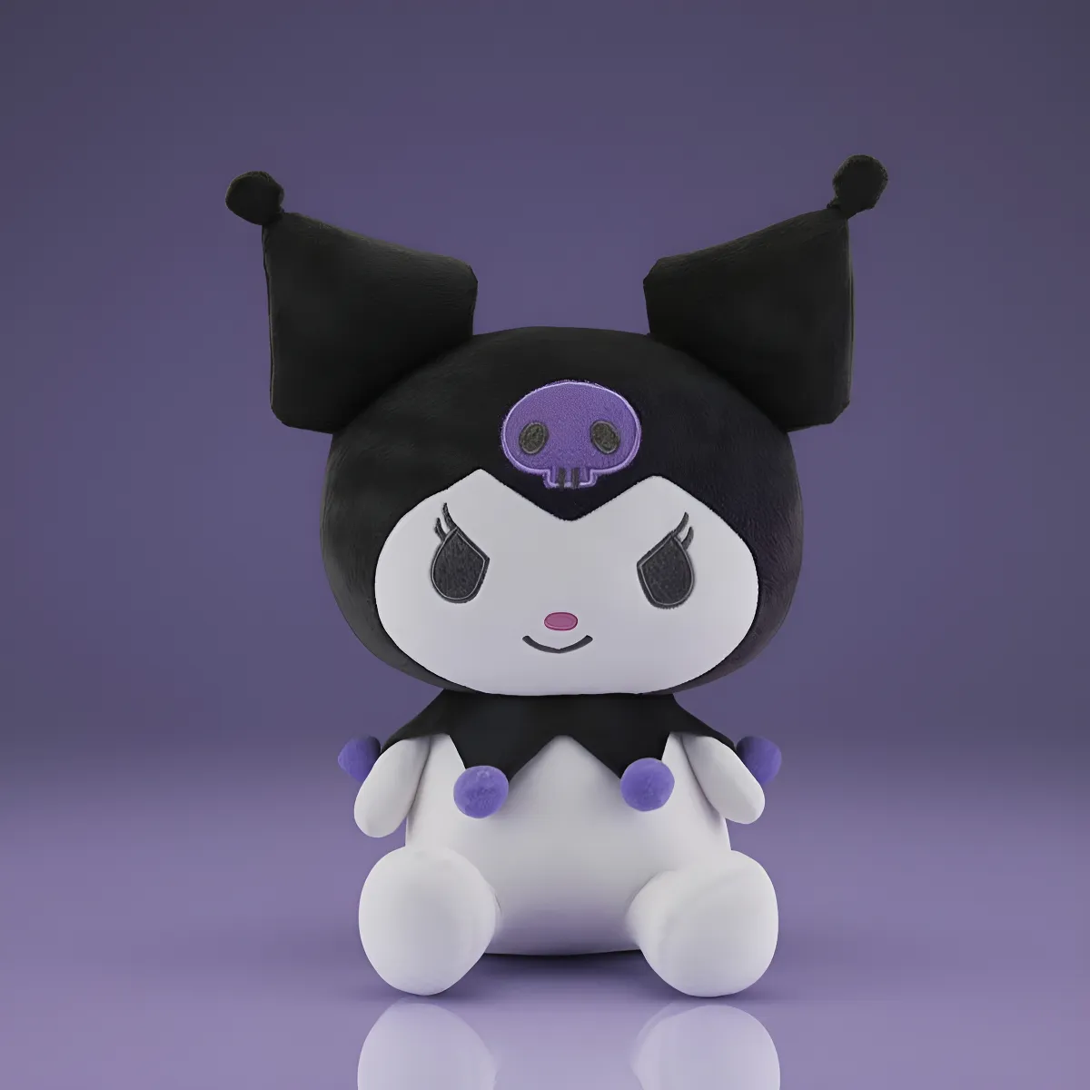Peluche Original De Kuromi De Sanrio