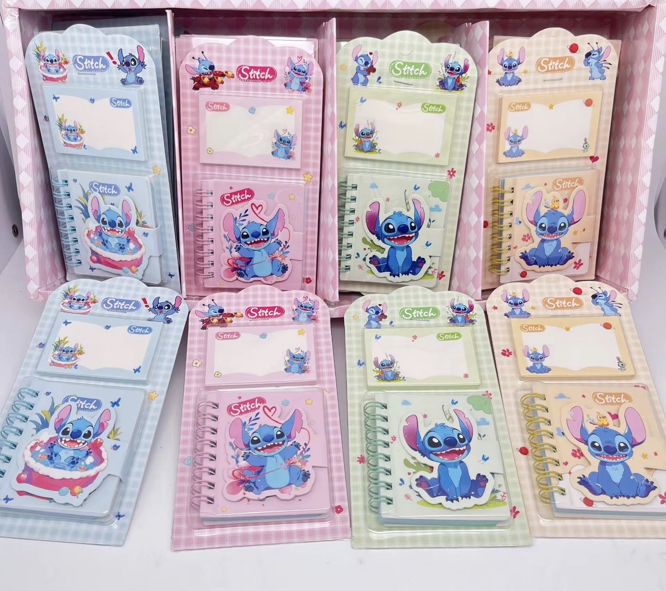 Carnet et post-it stitch