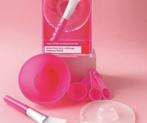 Face mask mixing bowl set