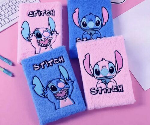 Agenda stitch fourrure ( 2 couleurs )