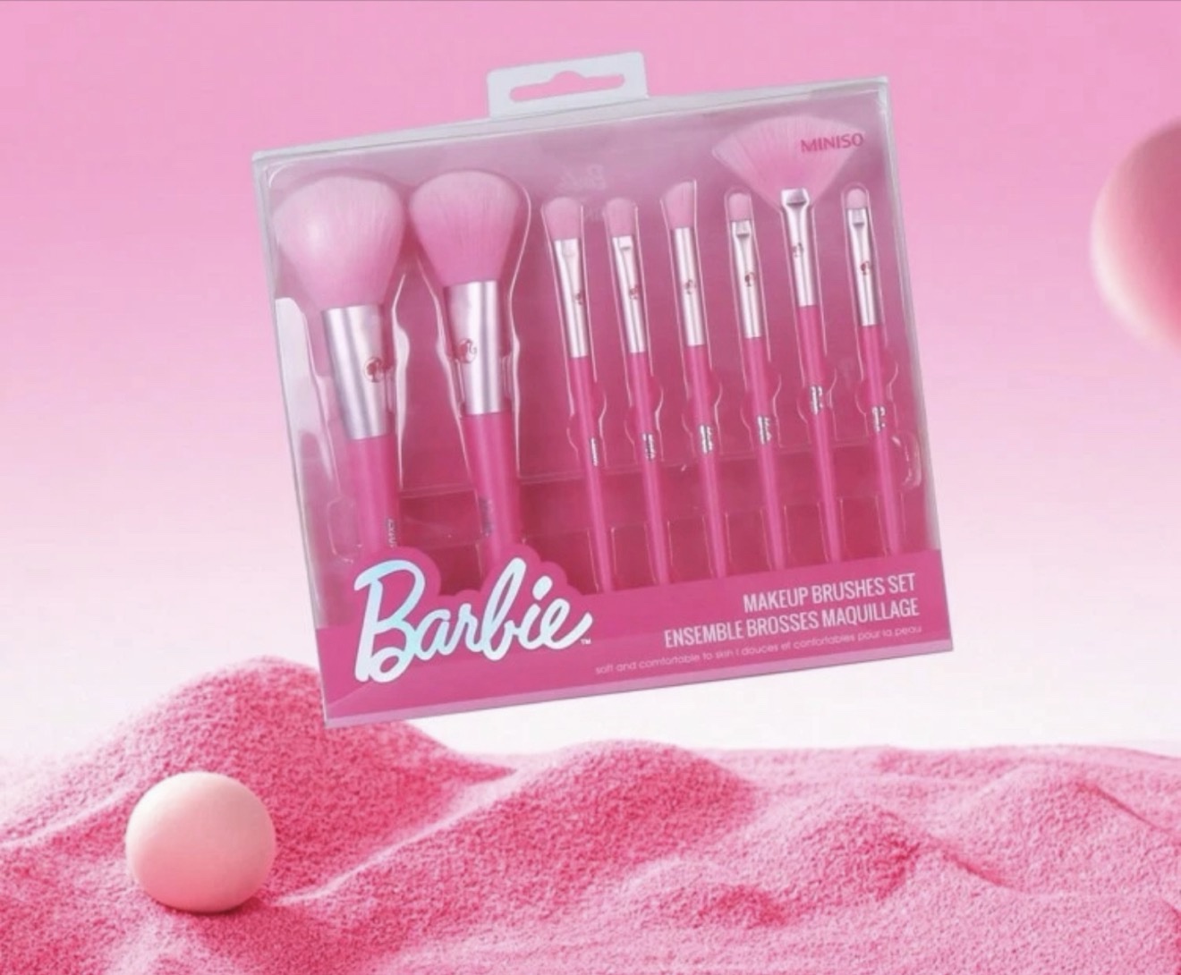 Pinceaux make-up Barbie