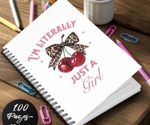 Carnet “I’m Literally Just a Girl” 🎀