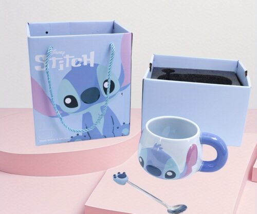 Mug Stitch + Cuillère + Boîte Cadeau
