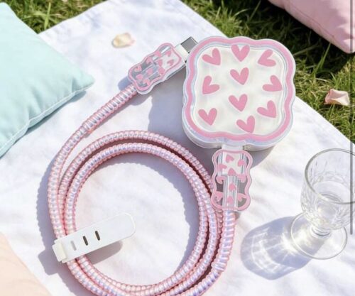 Coque chargeur girly