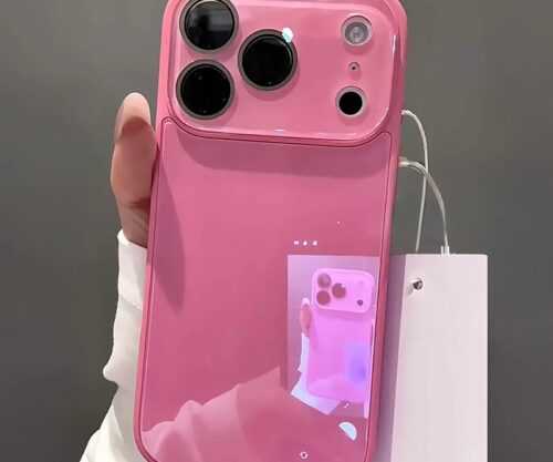 Coque glossy rose