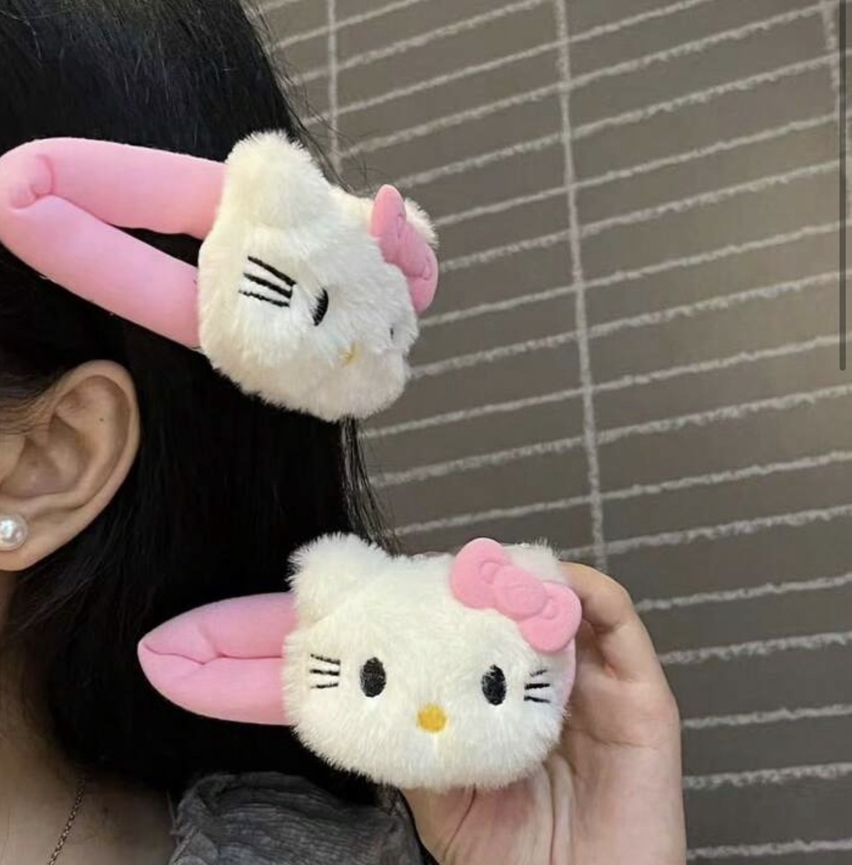 Clips cheveux XXL Hello Kitty (unité )