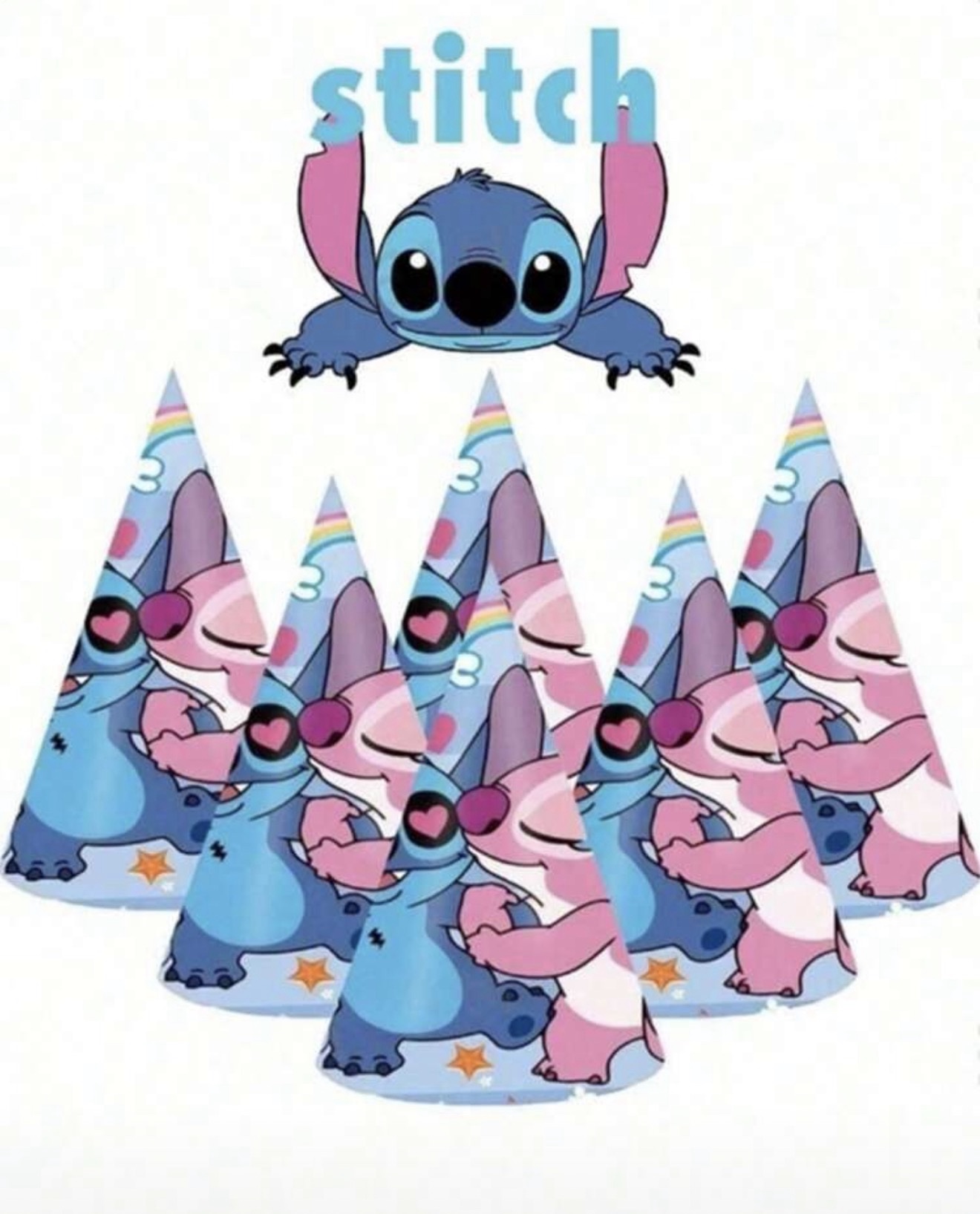 Chapeaux d’anniversaire Stitch – Image 2
