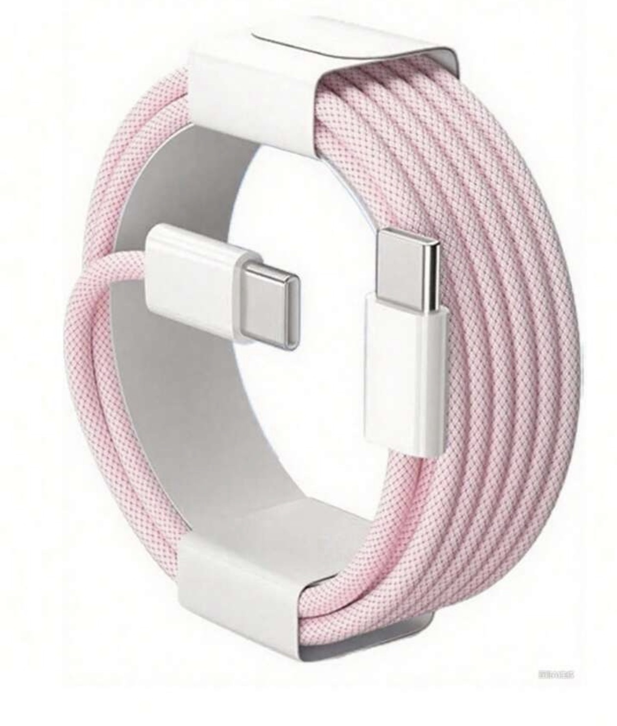 Câble chargeur rose