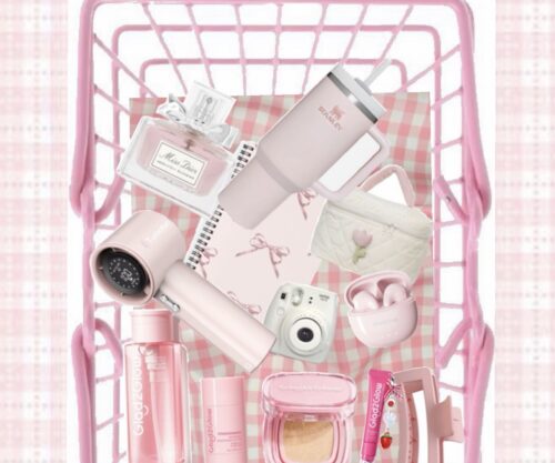 Panier girly aesthetic