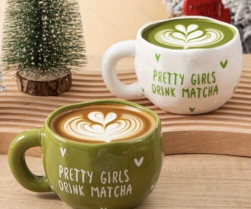 Mug Matcha “Pretty girls drink matcha”