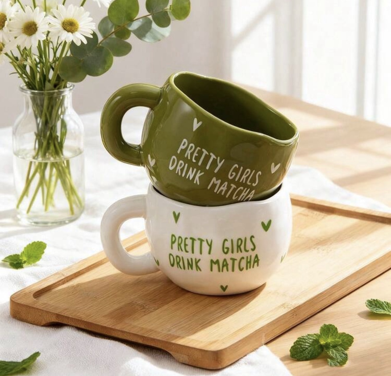 Mug Matcha “Pretty girls drink matcha” – Image 2