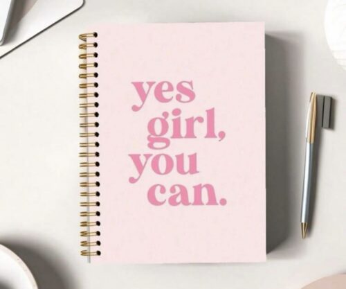 Notebook motivation girly