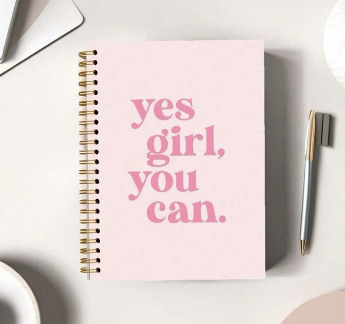 Notebook motivation girly