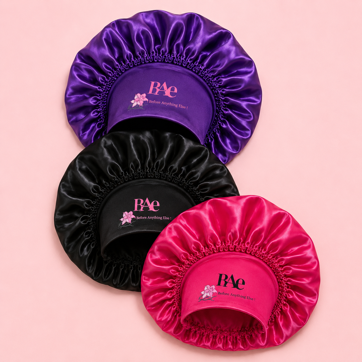 Bonnets en satin BAe