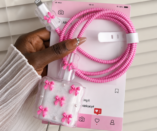 Coque chargeur girly