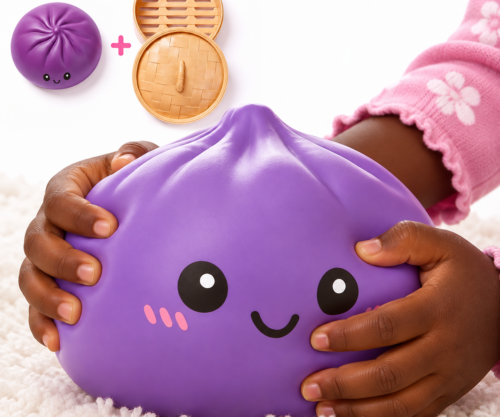 DUMPLING SQUISHY GÉANT – 15 CM