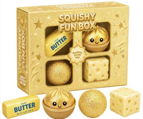 SQUISHY FUN BOX – 4 PIÈCES