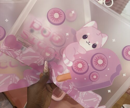 Pochette pour feuilles Kawaii