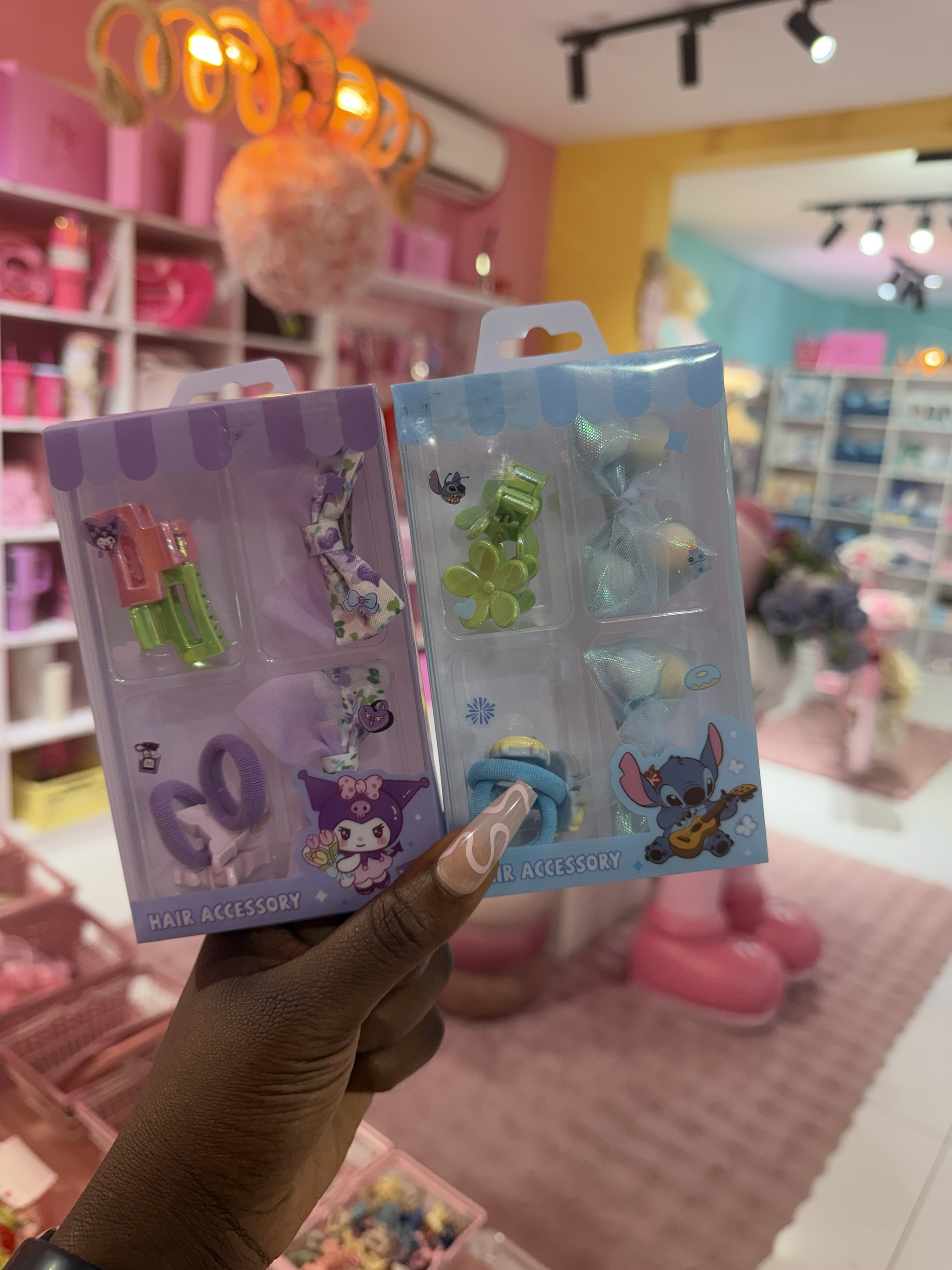 Set d’accessoires cheveux Stitch & Kuromi – Image 3