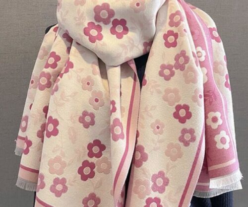 Foulard fleuri girly