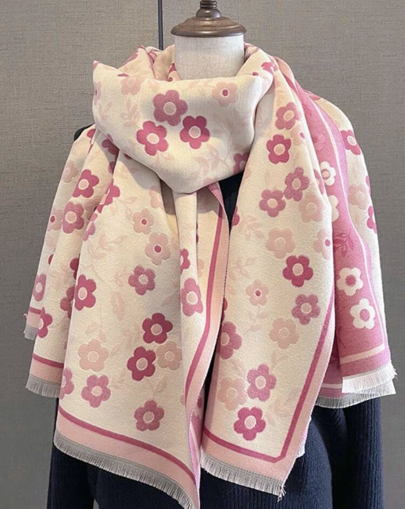 Foulard fleuri girly