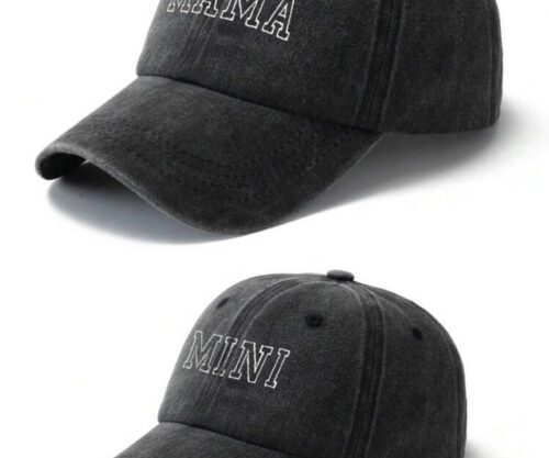 duo de casquettes MAMA & MINI