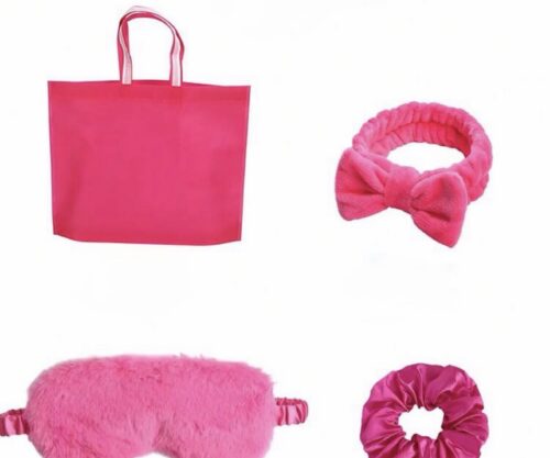 Pink self-care kit