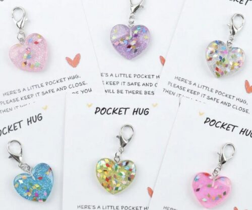 Pocket hug coeur